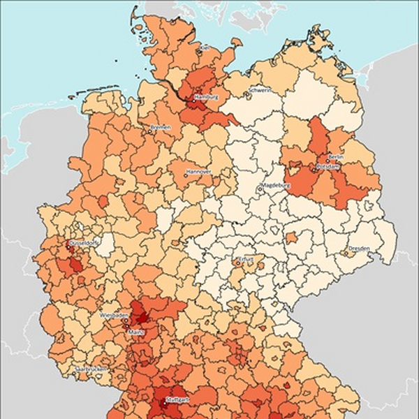 Grundsicherungsrelevanter Mietspiegel (empirica)