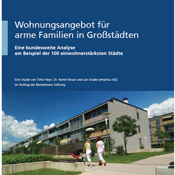 Wohnungsangebot für arme Familien in Großstädten