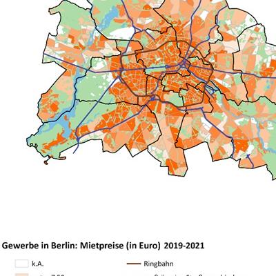 Gutachten zur Gewerbestruktur und den Gewerbemieten Berlins