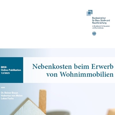 Nebenkosten beim Erwerb von Wohnimmobilien