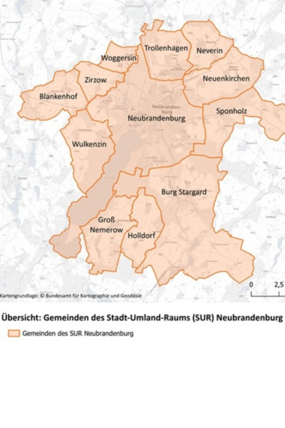 Fortschreibung Rahmenplan Stadt-Umland-Raum Neubrandenburg – Teilkonzept Wohnen und Gewerbe