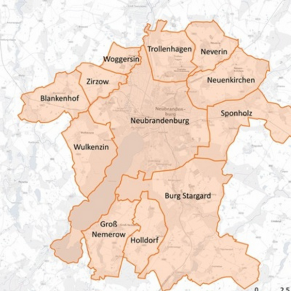 Fortschreibung Rahmenplan Stadt-Umland-Raum Neubrandenburg – Teilkonzept Wohnen und Gewerbe
