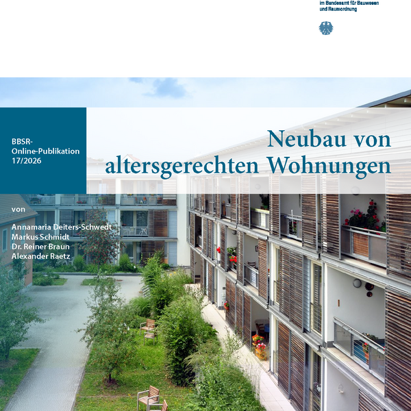 Neubau von altersgerechten Wohnungen – Beitrag zur Versorgungssituation 