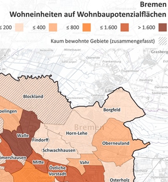 Wohnraumbedarfsprognose für die Stadt Bremen