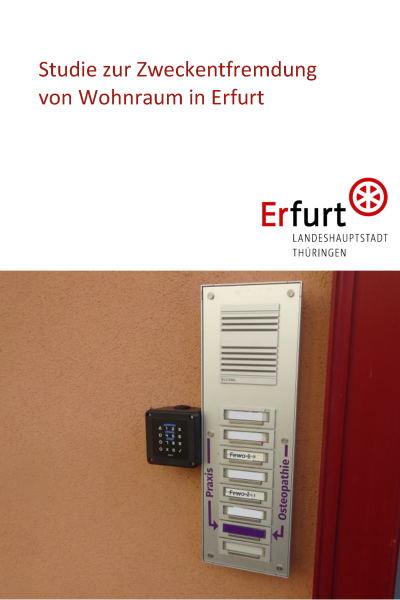 Zweckentfremdung von Wohnraum in Erfurt