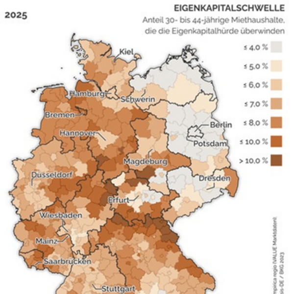 LBS | empirica-Erschwinglichkeitsbarometer: Regionale Ersterwerber-Potenziale 2026